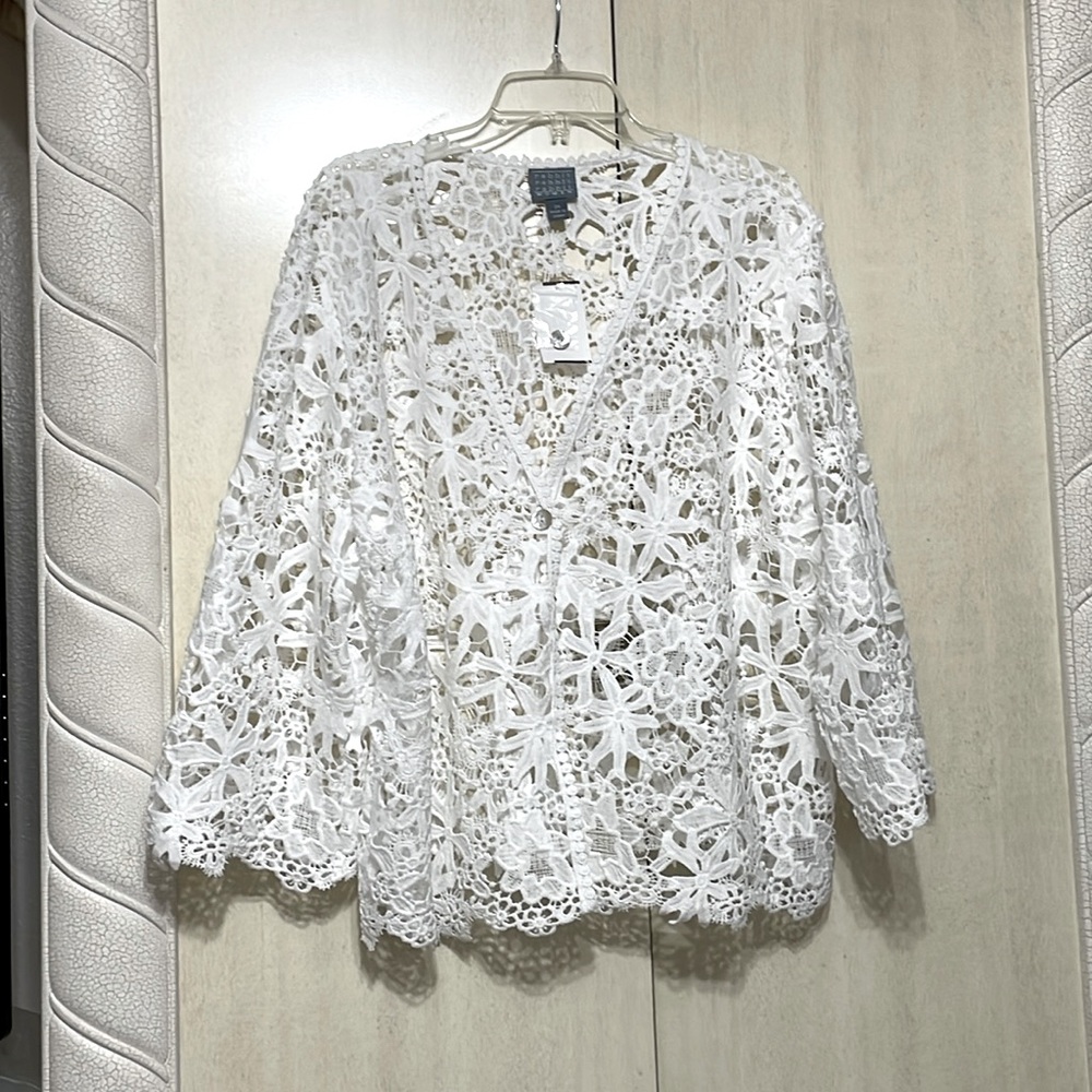 Women’s lace cover up top